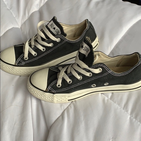 White and Black Converse - Picture 5 of 6